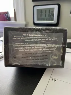 Shadowrun TCG Underworld Expansion Booster Box Sealed Trading Card Game 36 Packs - Image 3