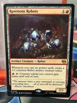 Ravenous Robots MTG TMT Magic The Gathering Card - Image 1