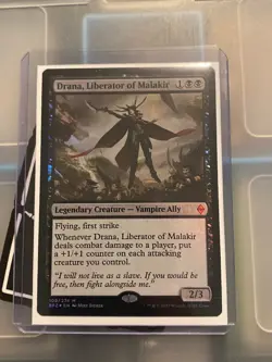 MTG -Drana, Liberator of Malakir - Battle for Zendikar - FOIL - LP - Image 1
