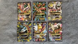 Pokemon Mega EX XY Full Art Bundle 6 Cards - Image 1