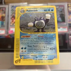 Pokemon Cards: Expedition Rare Holo: Poliwrath 24/165 - Image 1