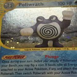 Pokemon Cards: Expedition Rare Holo: Poliwrath 24/165 - Image 2