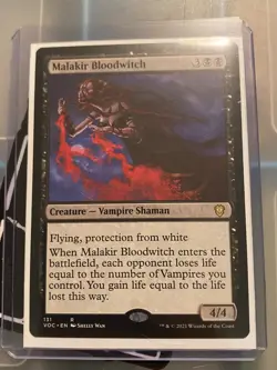 MTG - Malakir Bloodwitch - Innistrad Crimson Vow Commander - LP - Image 1