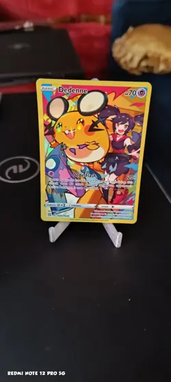 Pokemon TCG Dedenne Brilliant Stars Trainer Gallery Card TG07/TG30 Swsh09 - Image 1