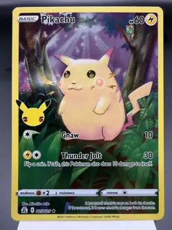 Pikachu 005/025 - Holo Rare - Celebrations Pokemon Card NM - Image 1