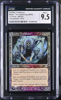 ZOMBIE TRAILBLAZER Torment Foil U CGC 9.5 MTG [Nostalgium] - Image 1