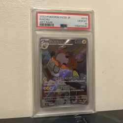PSA 10 Raichu 074/071 AR Clay Burst SV2D Japanese Pokemon Card GEM MINT - Image 1
