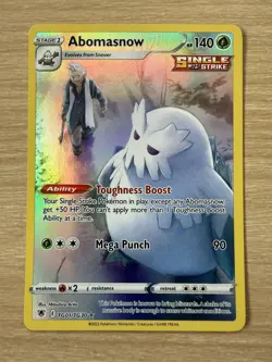 Abomasnow - TG01/TG30 - Genuine Holo Rare Pokemon Card - NM/M - Image 1