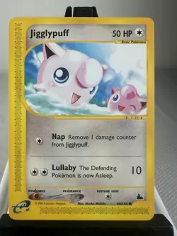 Pokemon TCG Jigglypuff 68/144 Skyridge Non Holo Common Card LP - Image 1