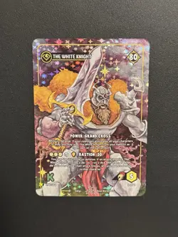 Dead World TCG The White Knight 196/184 SR Borderless Holo Card Kickstarter 2025 - Image 1