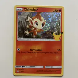 Chimchar 12/25 - McDonald's Collection 25th Anniversary - Holo Pokemon Card - Image 1