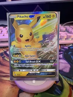 Pikachu GX SM232 Sun & Moon Black Star Promo Holo Rare Pokemon Card TCG NM - Image 1