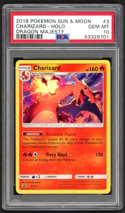 Pokemon Cards - PSA 10 Charizard 3/70 - Dragon Majesty - GEM MT - PSA10 - Image 1