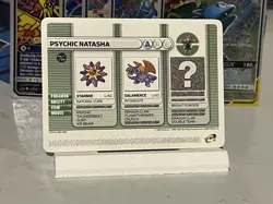 Pokemon Battle Card E Reader Ruby Gameboy Advance 2003 Psychic Natasha Ruby Read - Image 1