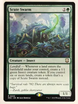 MTG Scute Swarm Normal NM M3C R 245 - Image 1