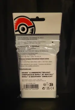 Pokemon Center: Eevee & Umbreon Twilight Card Sleeves (65 Sleeves) Sealed - Image 2