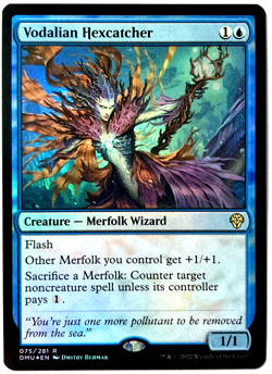 MTG Vodalian Hexcatcher *FOIL* Dominaria United 075/281 NM Rare - Image 1