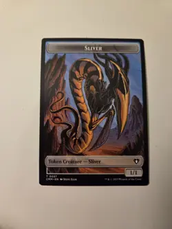 MTG Sliver Army Sliver Double-Sided Token [Commander Masters Tokens] Lightly - Image 1