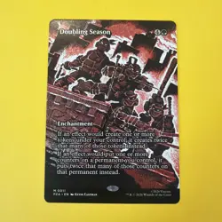 MTG TMNT Doubling Season M0011 (Borderless) - Image 1