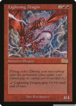 Lightning Dragon [USG - 202] - NM [Normal] TCG MTG - Image 1