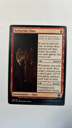 MTG AFR Barbarian Class 131/281 Forgotten Realms Magic the Gathering - Image 1
