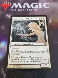Mtg. 2x Geist-Honored Monk. Innistrad. Lp - Image 1