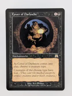 Cover of Darkness - NM - Onslaught - MTG - Image 1