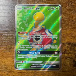 Shuckle GX (Ultra Rare Full Art) 195/214 SM Lost Thunder Holo Pokemon TCG - NM - Image 1