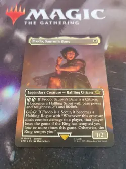 MTG. 2x Frodo, Sauron's Bane. Foil Borderless. Lord of the Rings. Nm - Image 1