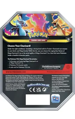 Pokemon TCG: Mega Charizard Tin - Mega Charizard Y Ex Brand New Sealed ✅ - Image 2