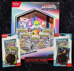 Pokemon TCG SV8.5 Prismatic Evolutions Binder Collection Box Factory Sealed - Image 1