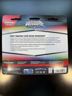Pokemon TCG Scarlet & Violet Prismatic Evolutions Tech Sticker Pack Glaceon - Image 3