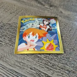 Vintage 1999 Pokemon Artbox Sticker Misty R01 Series 1 Rare Gold Rare - Image 1