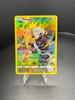 Pikachu TG05/TG30 Swsh11: Lost Origin Trainer Gallery Holo Pokemon TCG - Image 1