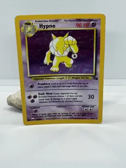 Hypno 8/62 | Fossil Unlimited Holo | Pokemon Rare Holo | DMG - Image 1