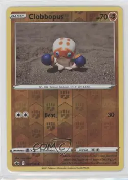 Clobbopus Reverse Foil Pokemon Sword & Shield Chilling Reign #091 - Image 1