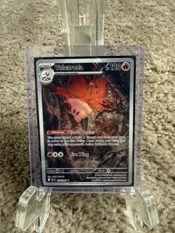 Pokemon Volcarona Illustration Rare 100/086 Holo Sv: Black Bolt 2025 - Image 1