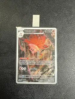 Pokemon Volcarona Illustration Rare 100/086 Holo Sv: Black Bolt 2025 - Image 3