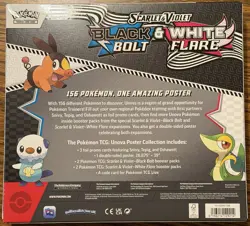 Pokemon TCG Scarlet & Violet Black Bolt & White Flare Unova Poster Collection - Image 2
