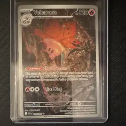 Pokemon Volcarona Sv: Black Bolt 100/086 Illustration Rare Holo 120 HP English - Image 1