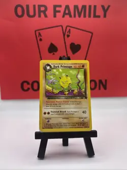 Dark Primeape 43/82 Team Rocket WOTC Pokemon TCG Regular Uncommon 1999 MP - Image 1