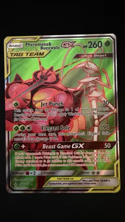 Pokemon Pheramasa & Buzzwole GX Tag Team 191/214 Sun & Moon Unbroken Bonds - Image 1