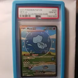 2024 MEW EX BUBBLE MEW PALDEAN FATES SIR FULL ART POKEMON PSA 10 GEM MINT #232 - Image 1