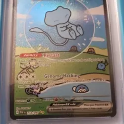 2024 MEW EX BUBBLE MEW PALDEAN FATES SIR FULL ART POKEMON PSA 10 GEM MINT #232 - Image 3