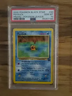 Pokemon League BLACK STAR PSYDUCK PROMO #20 PSA 10 Cert # 65307188 - Image 4