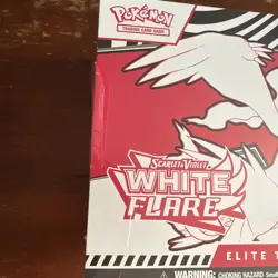 Pokemon Scarlet & Violet White Flare Elite Trainer Box PLEASE READ DESCRIPTION.! - Image 2