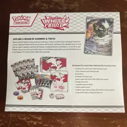 Pokemon Scarlet & Violet White Flare Elite Trainer Box PLEASE READ DESCRIPTION.! - Image 5