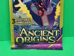 Pokemon XY Ancient Origins 3 Card Booster Pack Mega Rayquaza Pack Art New Sealed - Image 3