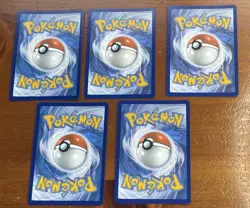 Pokemon Lot of 5 STAMPED Eeveelutions Prismatic Evolutions Surprise Box NM/M - Image 2
