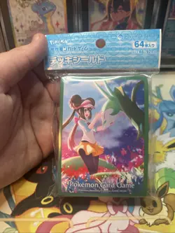 Pokemon Center Japan deck shield Serperior & Rosa sleeves 64 ct new sealed - Image 1